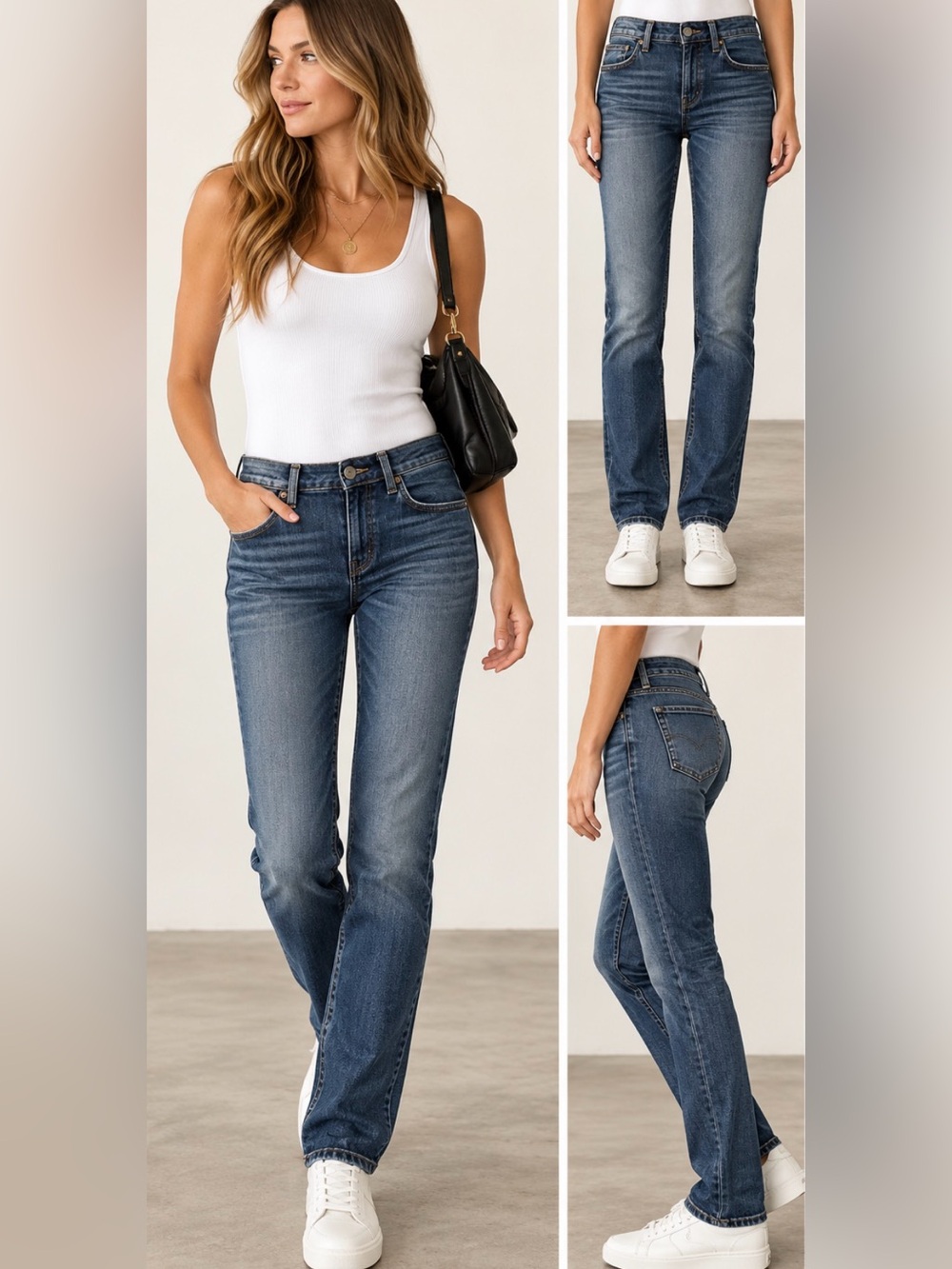 MOUSSY vintage Leverett Slim Straight jeans size 26